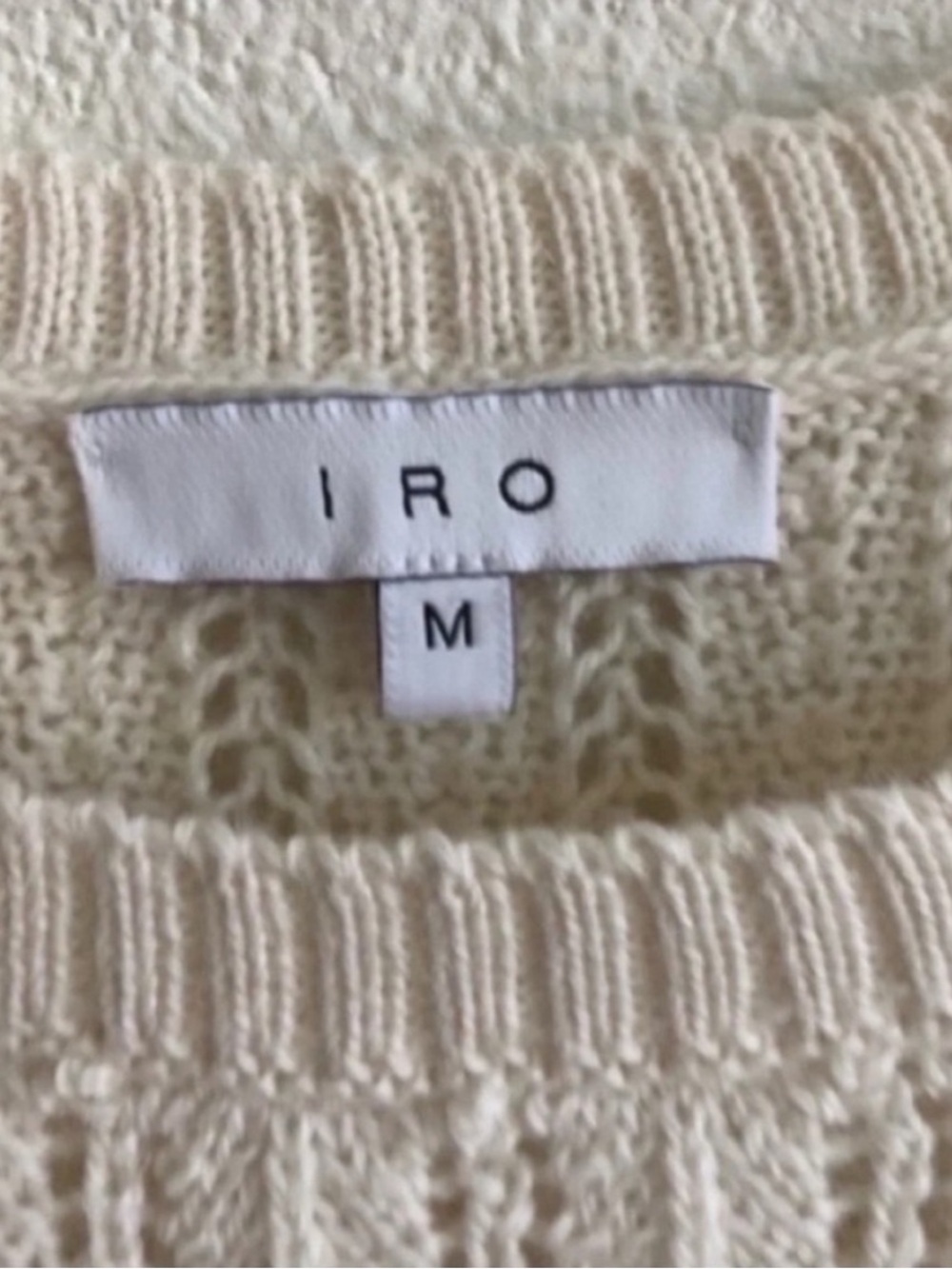 IRO Dafgan Ruffle Sleeve Knit Sweater Wool Alpaca - Picture 6 of 7